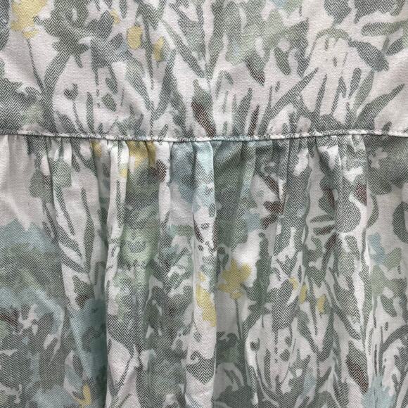 CISO Floral Hidden Button Front Floral Long Sleeve Top Size XL - Picture 10 of 11